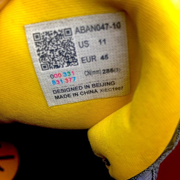 Li-Ning Way of Wade 7 All City Marquette PE Basketball Shoes - Black/Yellow - Picture 12 of 13